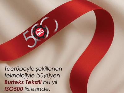Burteks Tekstil bu yıl da İSO 500 listesinde